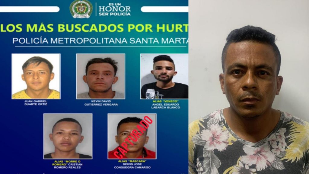 Cay Alias Mascara Uno De Los M S Buscados Por Hurto Santa Marta