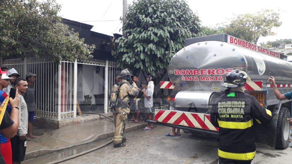 Se incendió una vivienda en San José del Pando Santa Marta Al Día