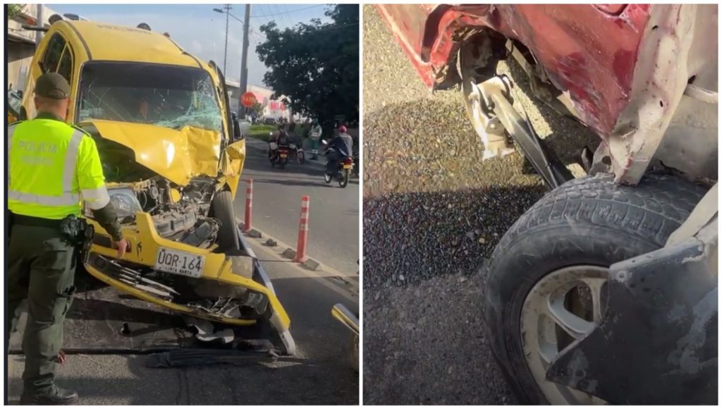 Grave accidente de tránsito deja dos personas heridas en La Lucha