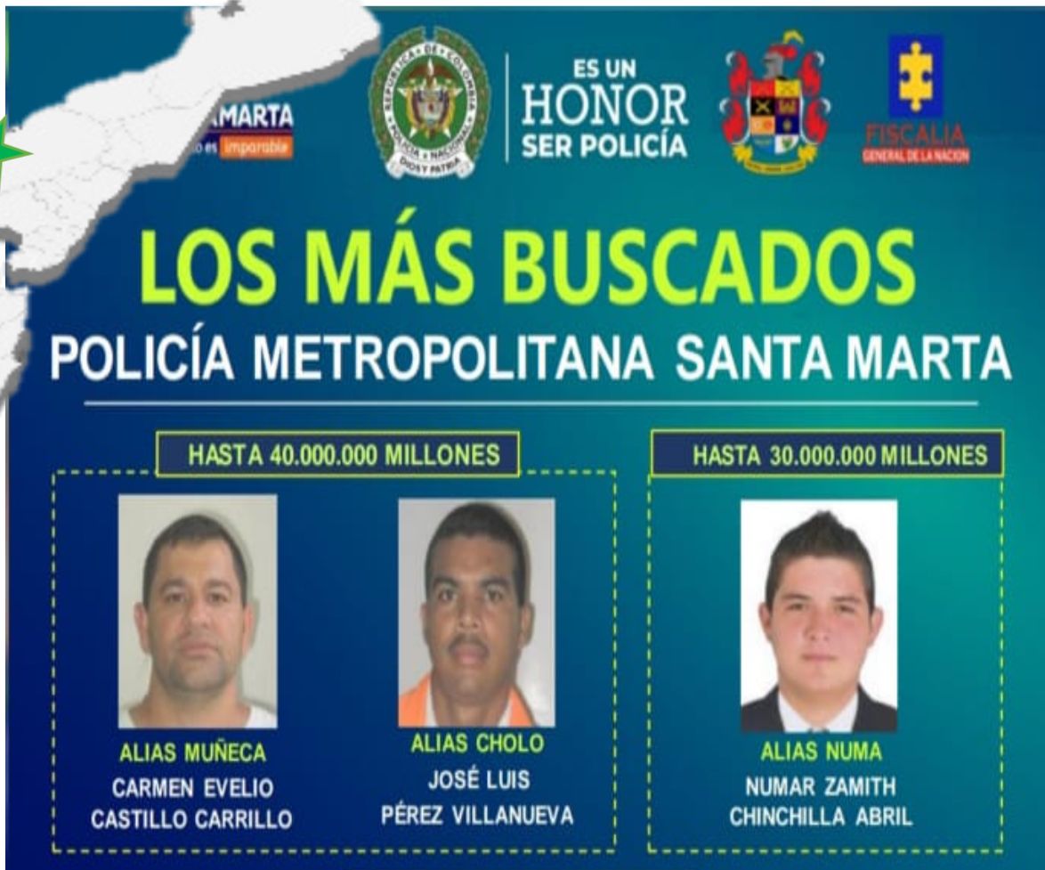 Cayó Alias ‘numar’ Uno De Los Integrantes Del Cartel De Los Más Buscados En Santa Marta Santa