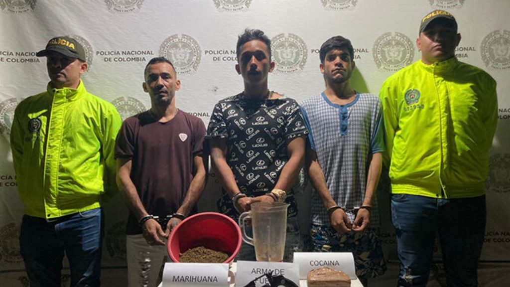 Caen tres hombres armados y con droga en Santa Marta - Santa Marta Al Día