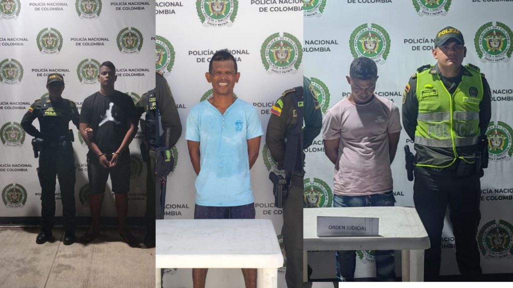 Policía capturó a tres personas por diferentes delitos en Santa Marta ...
